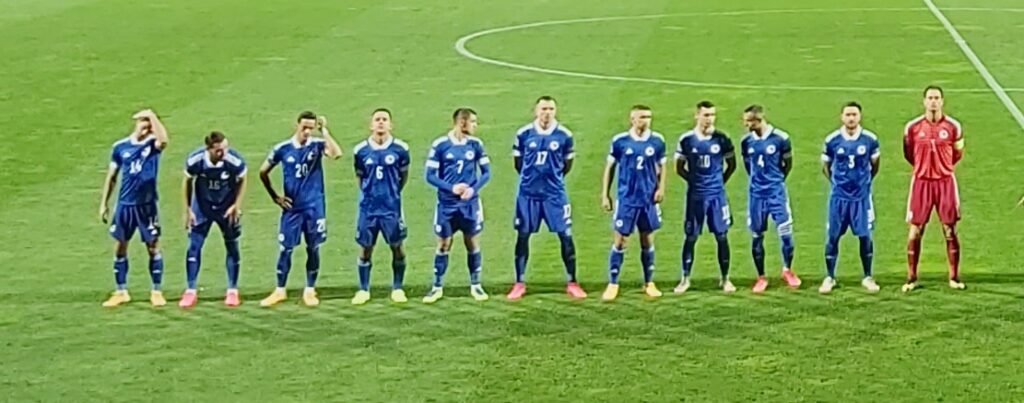 Bosnia and Herzegovina national football team, BiH-Poland, 2020.09.07 (cropped).jpg